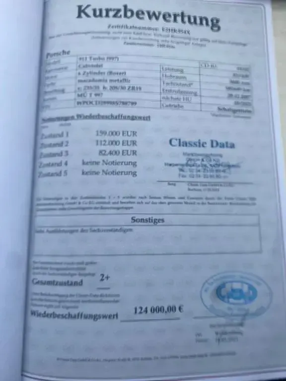 Gebraucht Porsche 997 Turbo 480 PS (353 kW) 2007 Braun Cabrio