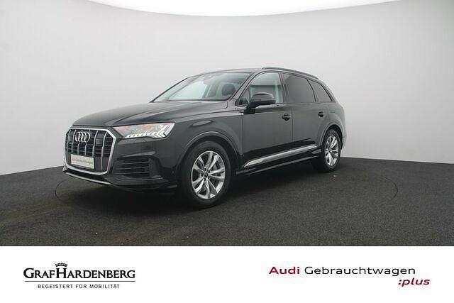 Mythosschwarz metallic Gebraucht 2021 Audi Q7 Ambiente SUV | 45.880 € (Superpreis) - Bild 1/2
