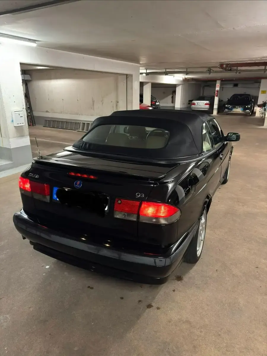 Gebraucht Saab 9-3 154 PS (113 kW) 2000 Schwarz Cabrio