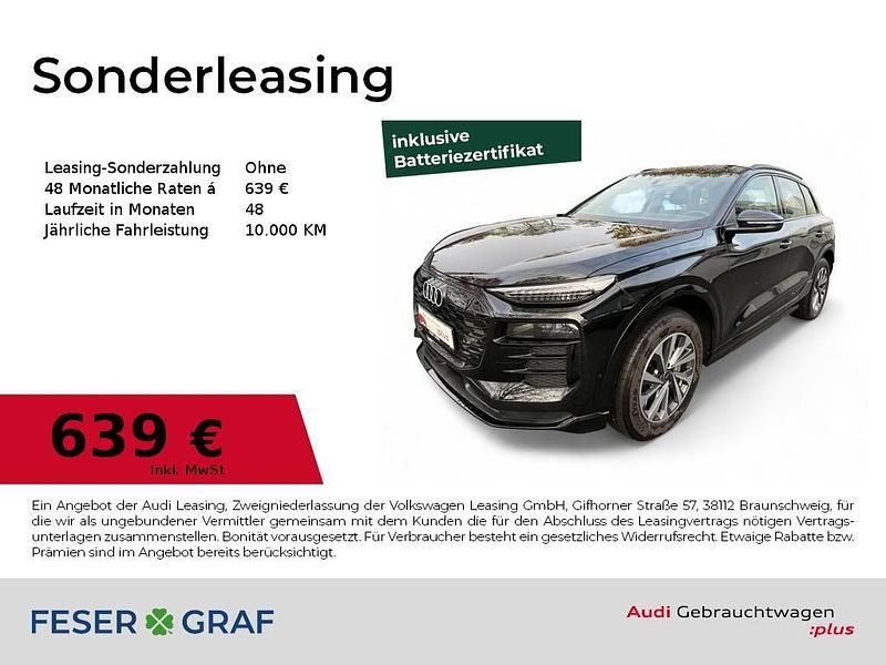 Mythosschwarz metallic Gebraucht 2024 Audi Q6 e-tron Ambiente SUV | 61.490 € (Guter Preis) - Bild 1/4