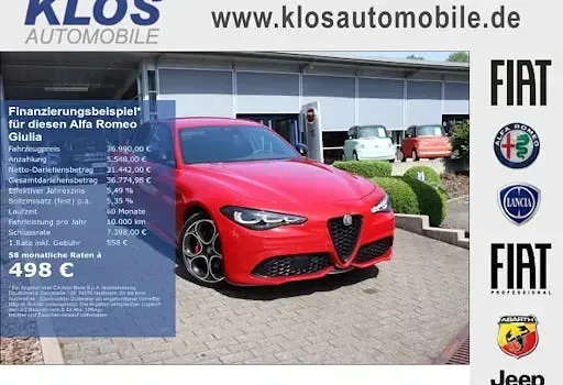 Gebraucht Alfa Romeo Giulia Competizione 280 PS (205 kW) 2023 Rot Limousine
