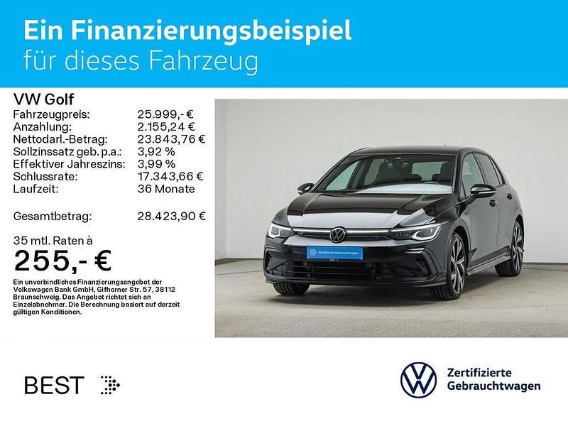 Gebraucht VW Golf VIII Style 190 PS (139 kW) 2022 Deep black perleffekt (metallic) Limousine
