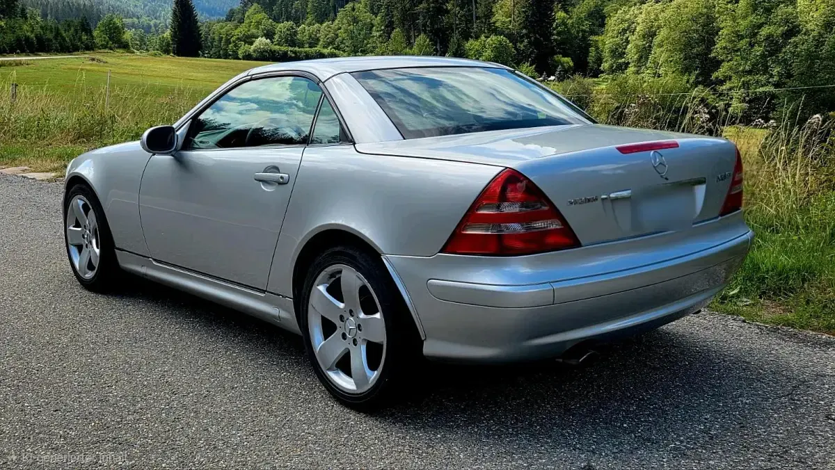 Gebraucht Mercedes SLK200 163 PS (119 kW) 2000 Grau Cabrio