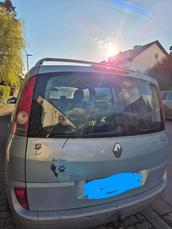 Gebraucht Renault Espace 150 PS (110 kW) 2008 Silber Van / Kleinbus