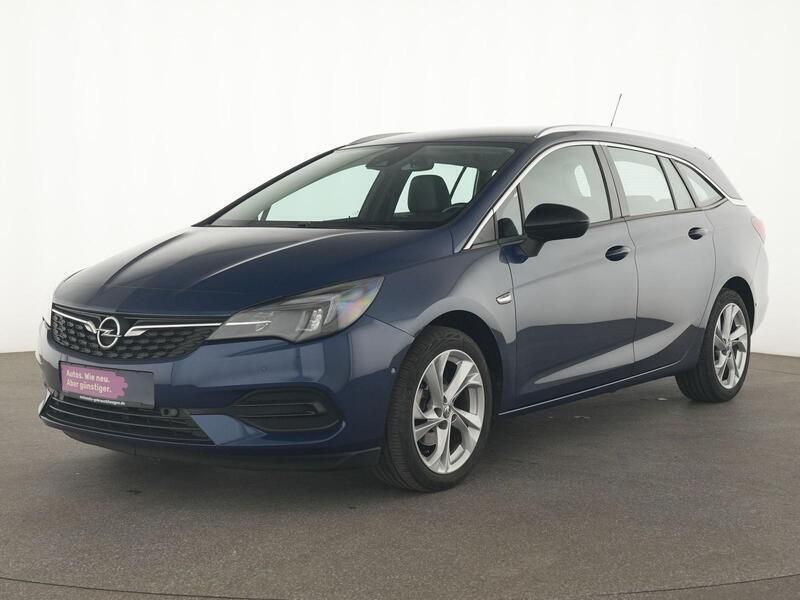 Blau Gebraucht 2022 Opel Astra Elegance Kombi | 17.364 € (Guter Preis) - Bild 1/4