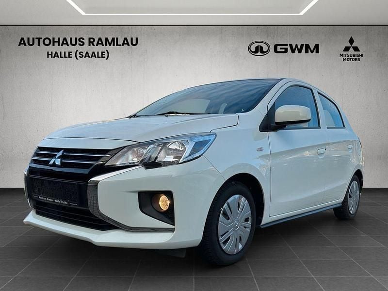 Weiß Gebraucht 2021 Mitsubishi Space Star Spirit Limousine | 8.990 € (Guter Preis) - Bild 1/4