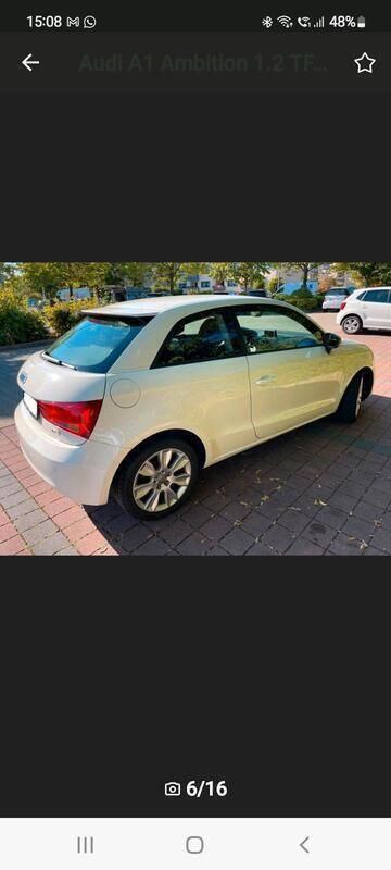 Weiß Gebraucht 2014 Audi A1 Kleinwagen | 11.000 € (Fairer Preis) - Bild 1/4