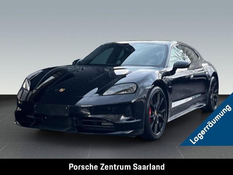 Tiefschwarzmetallic Gebraucht 2025 Porsche Taycan 4S Sport Turismo Limousine | 119.850 € - Bild 1/4