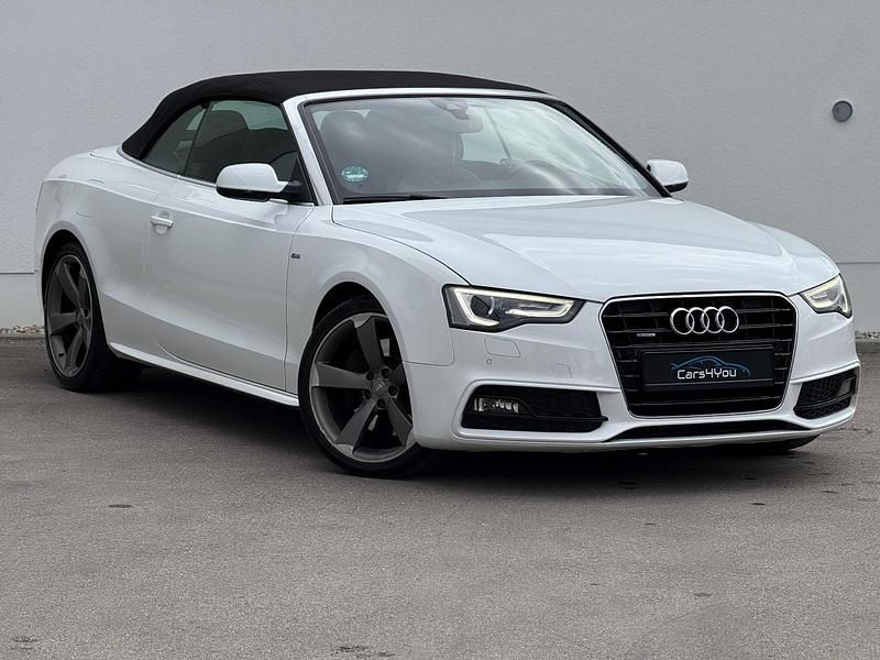Weiß Gebraucht 2013 Audi A5 Cabriolet S-Line Cabrio | 12.490 € (Superpreis) - Bild 1/4
