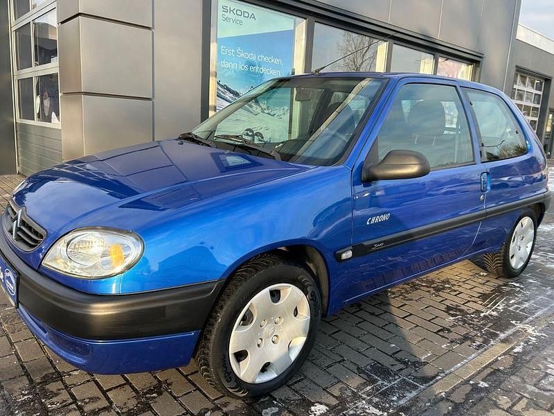 Gebraucht Citroën Saxo 60 PS (44 kW) 2001 Blau Kleinwagen