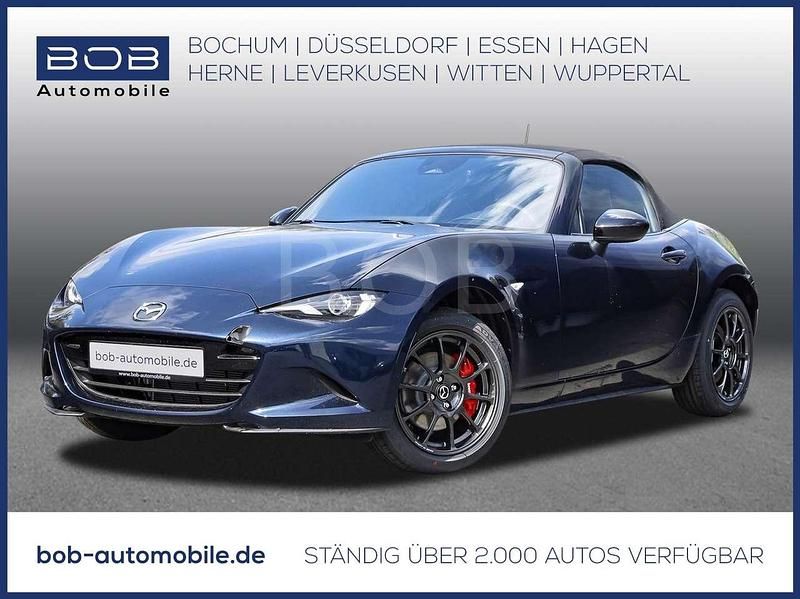 Deep crystal blue (blau) Gebraucht 2025 Mazda MX5 Homura-Line Cabrio | 32.222 € (Fairer Preis) - Bild 1/3