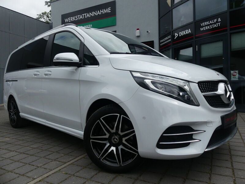 Bergkristallweiß metallic Gebraucht 2020 Mercedes V250 Avantgarde Edition Van / Kleinbus | 42.800 € (Guter Preis) - Bild 1/4