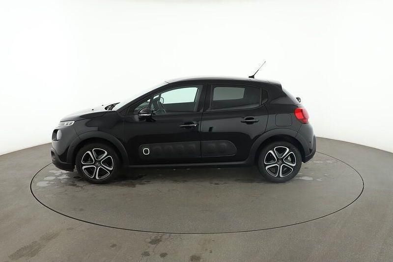 Usado Citroën C3 PureTech 83 CV (61 kW) 2019 Negro Utilitario