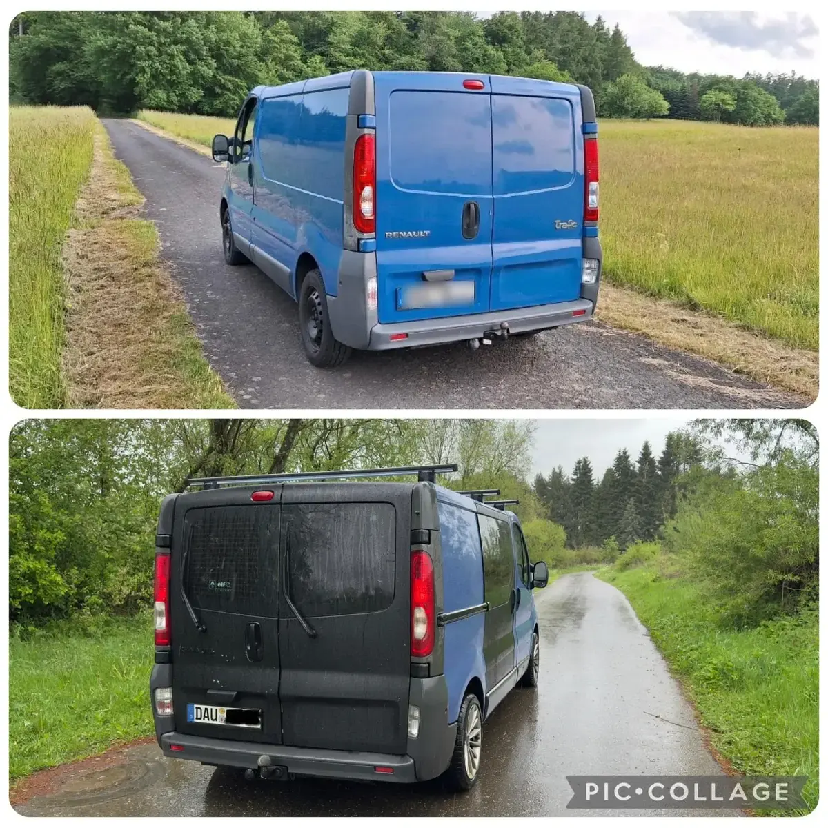Gebraucht Renault Trafic 114 PS (83 kW) 2008 Blau Van / Kleinbus