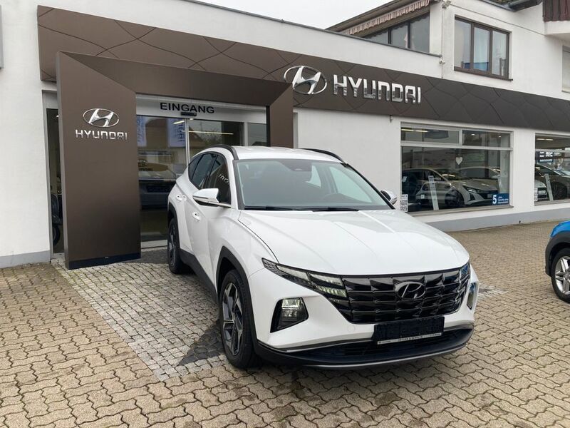 Polar white uni Gebraucht 2021 Hyundai Tucson SUV | 27.490 € (Guter Preis) - Bild 1/4