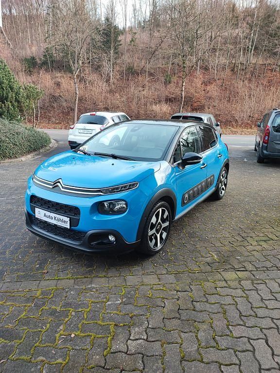 Blau Gebraucht 2018 Citroën C3 PureTech Limousine | 8.450 € (Etwas zu teuer) - Bild 1/4