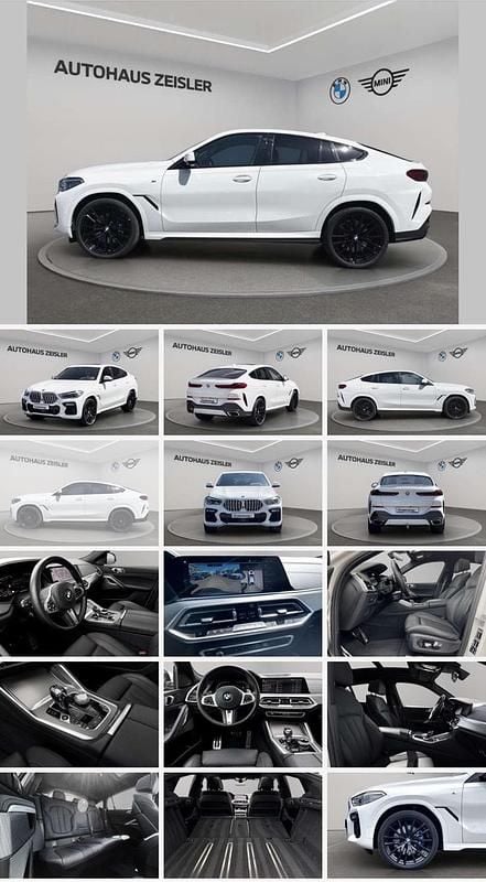 Weiß Gebraucht 2021 BMW X6 M Sport SUV | 62.700 € (Fairer Preis) - Bild 1/4