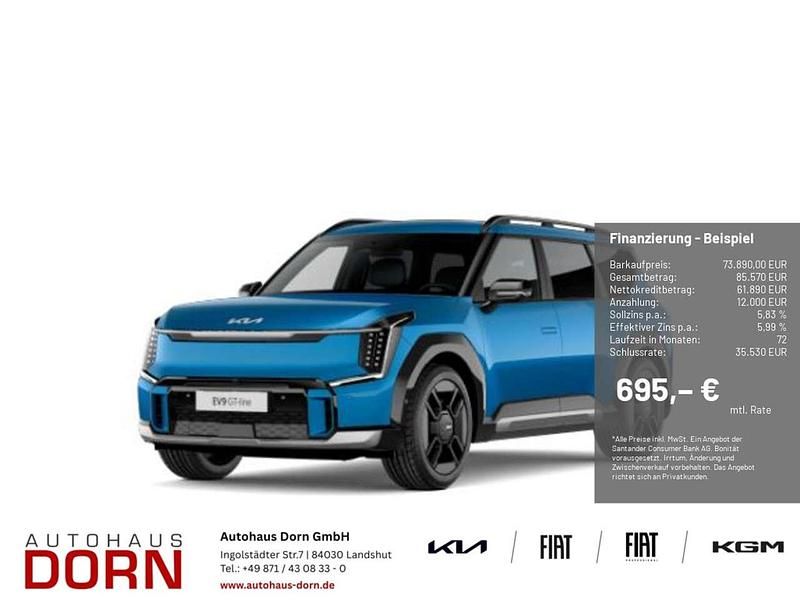 Ocean blue Neu 2025 Kia EV9 GT-Line SUV | 73.890 € (Fairer Preis) - Bild 1/1