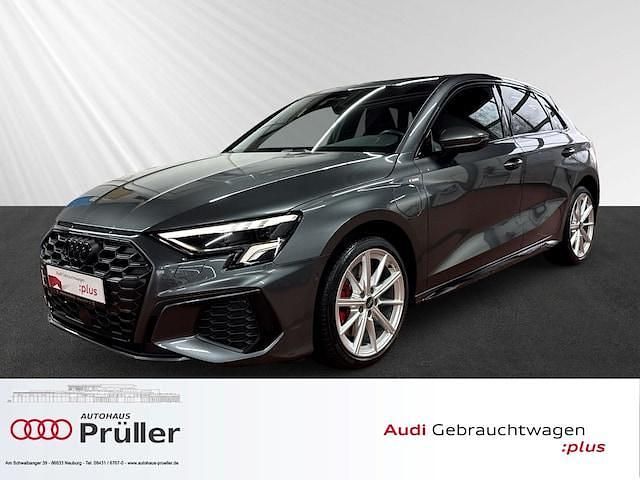 Daytonagrau perleffekt Gebraucht 2023 Audi A3 Sportback e-tron S-Line Kleinwagen | 29.400 € (Fairer Preis) - Bild 1/4