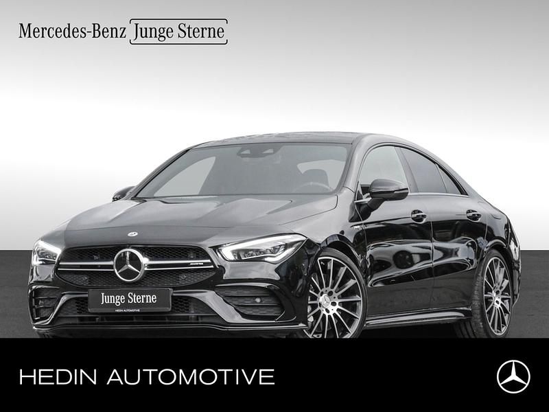 Schwarz Gebraucht 2023 Mercedes CLA35 AMG AMG Coupé | 47.858 € - Bild 1/4