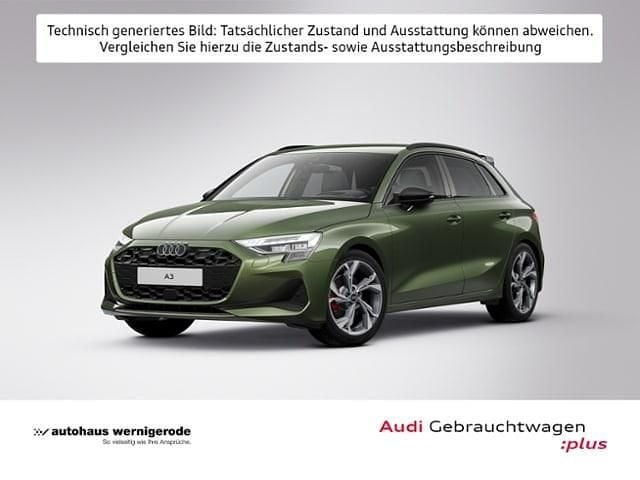Distriktgrün metallic Gebraucht 2025 Audi A3 Advanced Plus | 56.990 € - Bild 1/4