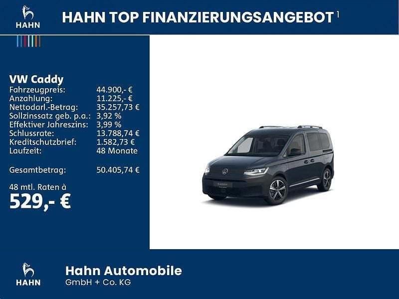 Gebraucht VW Caddy PanAmericana 150 PS (110 kW) 2025 Starlight blue metallic Van / Kleinbus
