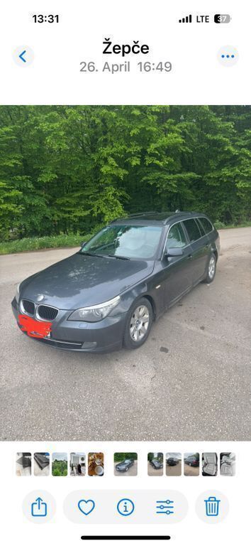 Grau Gebraucht 2009 BMW 520 M Sport Kombi | 3.490 € (Superpreis) - Bild 1/4