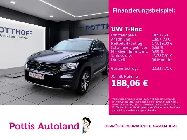 Gebraucht VW T-Roc Active 150 PS (110 kW) 2021 SUV