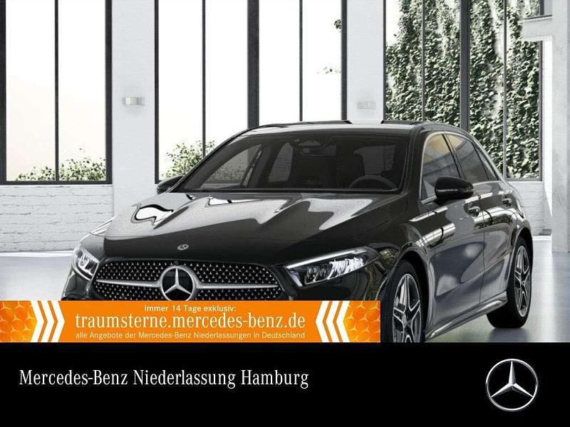 Nachtschwarz Gebraucht 2025 Mercedes A180 AMG line Limousine | 31.900 € (Fairer Preis) - Bild 1/2