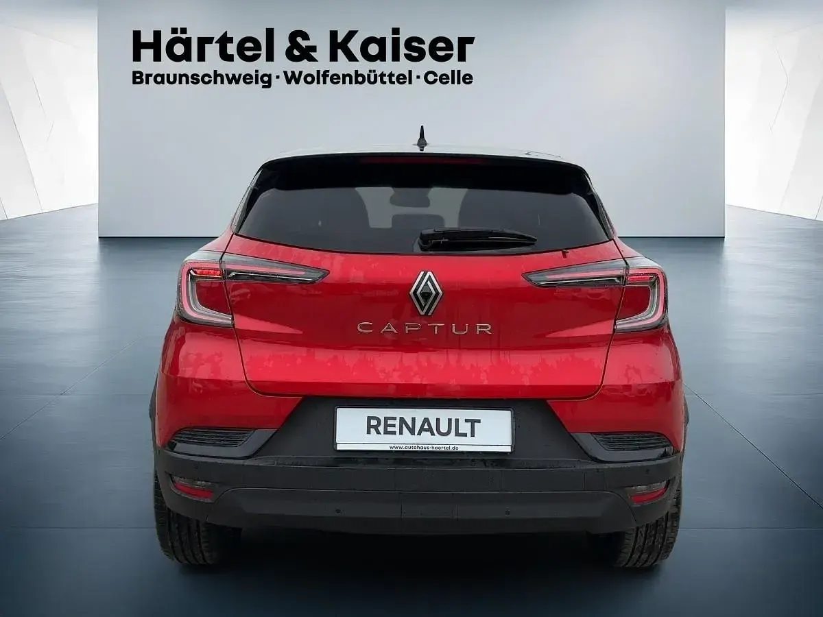 Neu Renault Captur 2025 Dezirrot mit dach in black pearlschwarz (rot) SUV