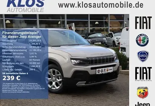 Gebraucht Jeep Avenger Altitude 101 PS (74 kW) 2024 Grau SUV