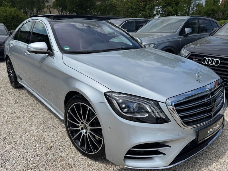 Silber Gebraucht 2020 Mercedes S400 AMG line Limousine | 54.970 € (Superpreis) - Bild 1/4