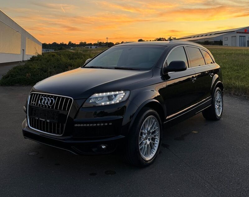 Schwarz Gebraucht 2015 Audi Q7 S-Line SUV | 19.900 € (Superpreis) - Bild 1/4