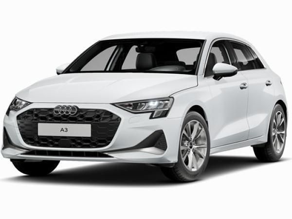 Weiß (gletscherweiss) Gebraucht 2025 Audi A3 Sportback Advanced Kleinwagen | 36.780 € (Guter Preis) - Bild 1/4