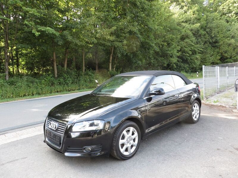 Schwarz Gebraucht 2009 Audi A3 Cabriolet Attraction Cabrio | 7.999 € (Etwas zu teuer) - Bild 1/4