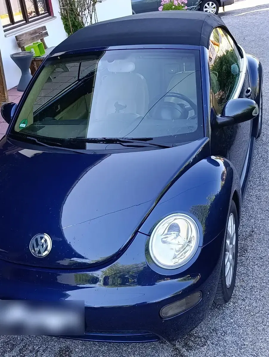 Gebraucht VW New Beetle Cabriolet 110 PS (80 kW) 2006 Blau Cabrio