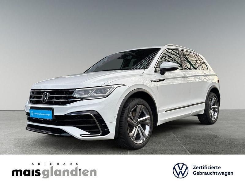 Pure white Gebraucht 2020 VW Tiguan R-line SUV | 30.880 € (Fairer Preis) - Bild 1/4