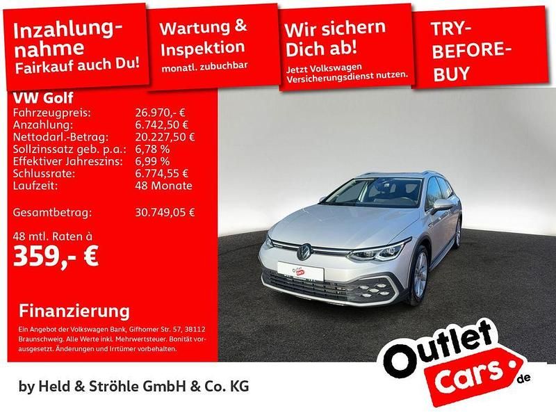 Gebraucht VW Golf Alltrack 200 PS (147 kW) 2023 Reflexsilber metallic Kombi