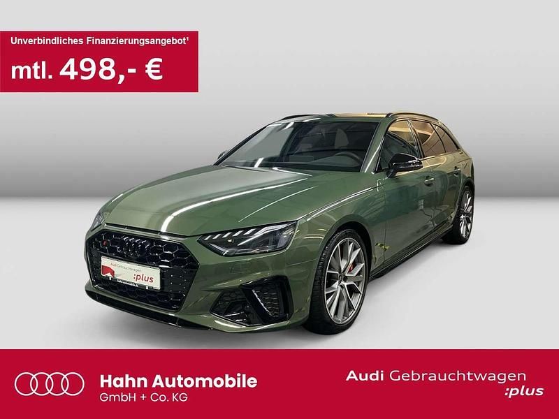 Distriktgrün metallic Gebraucht 2024 Audi S4 Ambiente Kombi | 61.930 € (Teuer) - Bild 1/3