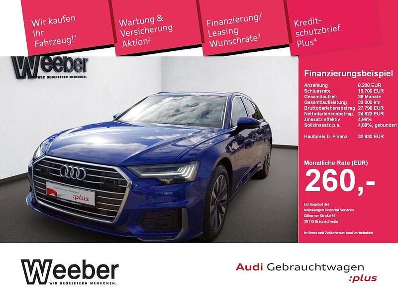 Ultrablau (metallic) Gebraucht 2022 Audi A6 Ambiente Kombi | 32.830 € (Guter Preis) - Bild 1/4