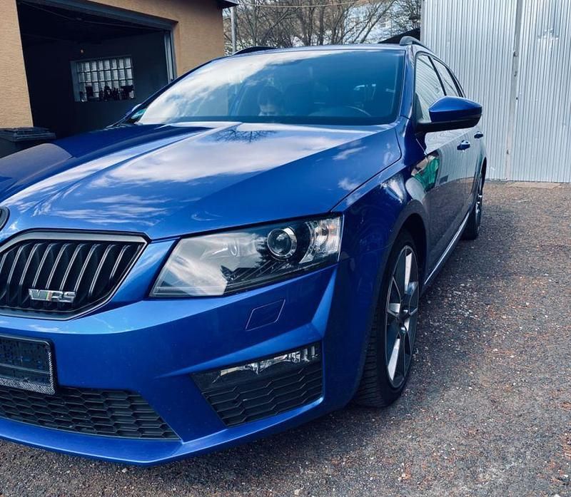 Gebraucht Skoda Octavia RS 184 PS (135 kW) 2014 Blau Kleinwagen