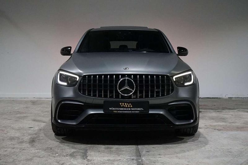 Gebraucht Mercedes GLC63 AMG AMG 510 PS (375 kW) 2020 Designo selenitgrau magno Coupé