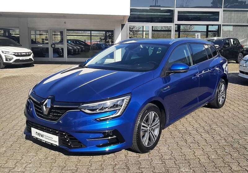Blau Gebraucht 2021 Renault Mégane GrandTour Intens Kombi | 19.940 € (Etwas zu teuer) - Bild 1/3