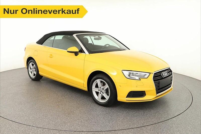 Gelb Gebraucht 2018 Audi A3 Cabriolet Basis Cabrio | 17.560 € (Guter Preis) - Bild 1/3