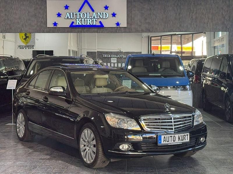 Schwarz Gebraucht 2008 Mercedes C320 Limousine | 5.900 € (Superpreis) - Bild 1/4