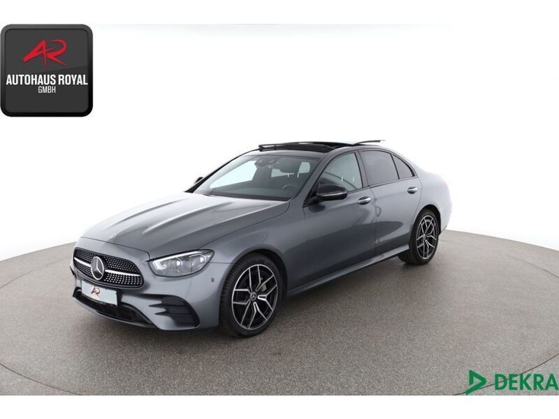 Grau (metallic) Gebraucht 2023 Mercedes E400 AMG Limousine | 53.879 € (Fairer Preis) - Bild 1/4