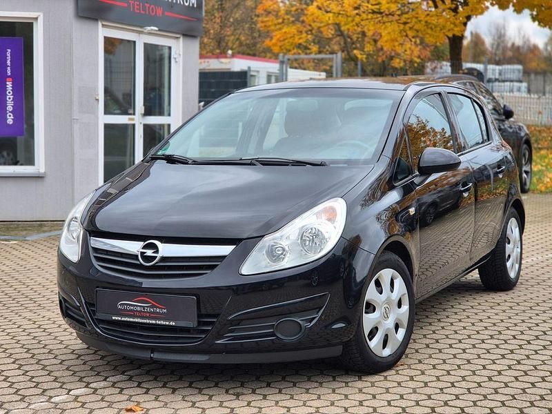 Gebraucht Opel Corsa Edition 80 PS (58 kW) 2008 Schwarz Limousine