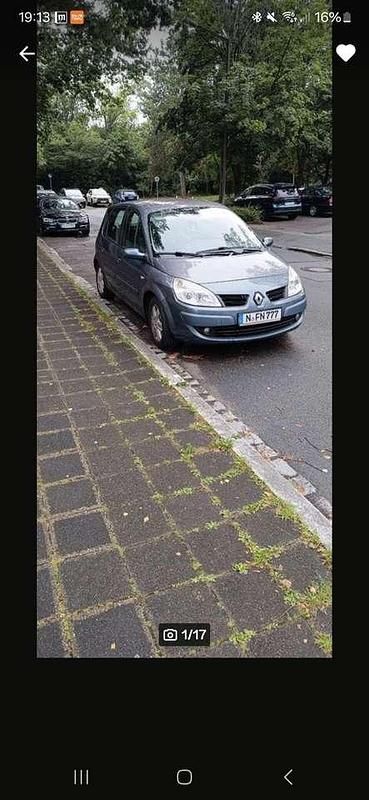 Grau Gebraucht 2008 Renault Scénic II Avantage Van / Kleinbus | 2.800 € (Fairer Preis) - Bild 1/4