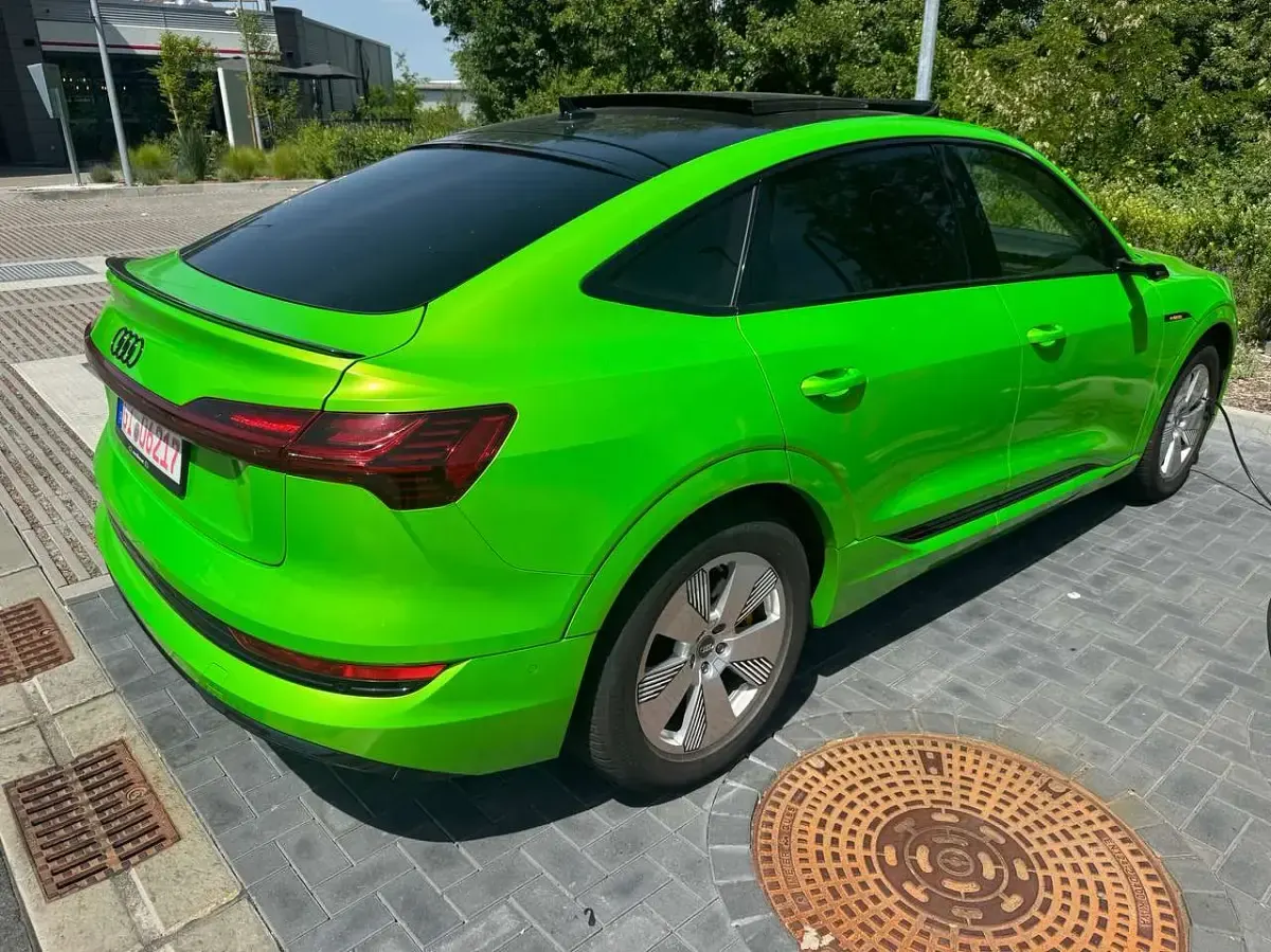 Gebraucht Audi e-tron Advanced 300 kW (408 PS) 2020 Magic moos green SUV