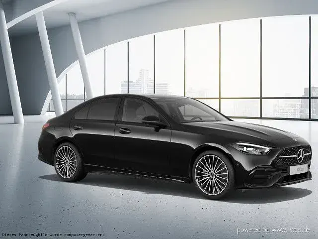 Gebraucht Mercedes C200 AMG 204 PS (150 kW) 2025 Unilack schwarz Limousine